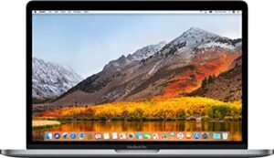 2016 apple macbook pro with touch bar 3.3ghz core i7 (13-inch, 8gb ram, 512gb ssd storage) – space gray (renewed)