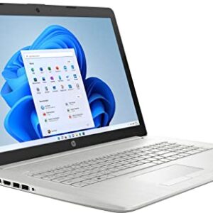 HP 2022 Newest 17.3" HD+ Display Laptop, 11th Gen Intel Core i3-1115G4(Up to 4.1GHz, Beat i5-1030G7), 32GB DDR4 RAM, 1TB PCIe SSD, Bluetooth, HDMI, Webcam, Windows 11, Silver, w/ 3in1 Accessories