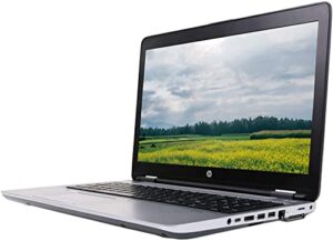 hp probook 650 g2 15.6″ laptop, intel core i5, 16gb ram, 256gb ssd, win10 pro (renewed)