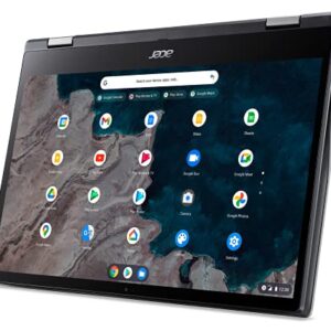 Acer Chromebook Spin 513 R841LT-S6DJ | 13.3" FHD IPS Touch Corning Gorilla Glass Display | Qualcomm Snapdragon 7c Compute Platform | 8GB LPDDR4X | 128GB eMMC | 4G LTE | WiFi 5 | Chrome OS