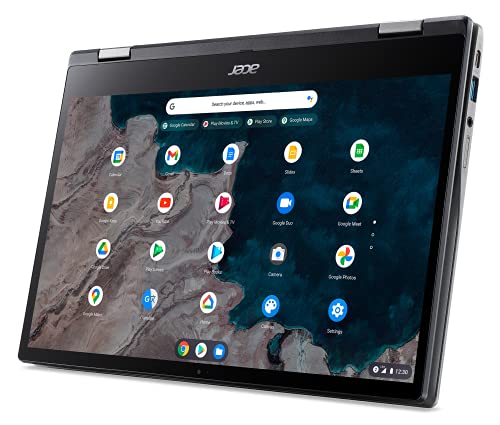 Acer Chromebook Spin 513 R841LT-S6DJ | 13.3" FHD IPS Touch Corning Gorilla Glass Display | Qualcomm Snapdragon 7c Compute Platform | 8GB LPDDR4X | 128GB eMMC | 4G LTE | WiFi 5 | Chrome OS