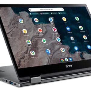 Acer Chromebook Spin 513 R841LT-S6DJ | 13.3" FHD IPS Touch Corning Gorilla Glass Display | Qualcomm Snapdragon 7c Compute Platform | 8GB LPDDR4X | 128GB eMMC | 4G LTE | WiFi 5 | Chrome OS