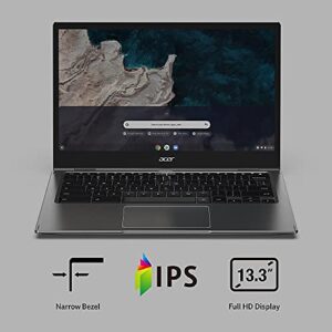 Acer Chromebook Spin 513 R841LT-S6DJ | 13.3" FHD IPS Touch Corning Gorilla Glass Display | Qualcomm Snapdragon 7c Compute Platform | 8GB LPDDR4X | 128GB eMMC | 4G LTE | WiFi 5 | Chrome OS