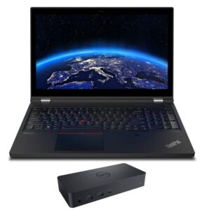lenovo thinkpad p15 workstation laptop (intel xeon w-10855m 6-core, 128gb ram, 2tb pcie ssd, quadro rtx 5000 max-q, 15.6″ 60hz touch 4k ultra hd (3840×2160), win 11 pro) with d6000 dock