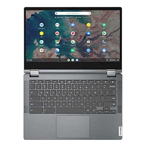 Lenovo Chromebook Flex 5 13" Touchscreen 2-in-1 Laptop Convertible, Intel Core Celeron 5205U, FHD IPS Display, USB Type-C, Wi-Fi 6, SD Card Reader, Webcam, Chrome OS, Narrow Bezel, w/Cloth