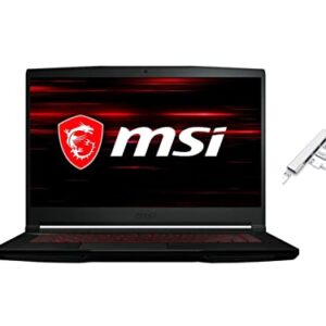 MSI GF63 15.6" FHD Premium Gaming Laptop | Intel 6-Core i5-10500H | 32GB RAM | 1TB SSD | NVIDIA GeForce GTX 1650 Max-Q | Backlit Keyboard | Windows 11 | with USB3.0 HUB Bundle