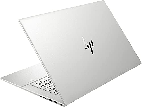 HP Envy FHD IPS Touchscreen Laptop 11th Gen Intel Core i7-1165G7 12GB Memory 512GB SSD + 32GB Intel Optane Iris Xe Graphics Backlit Keyboard Fingerprint Reader Natural Silver, 17-30.99 inch