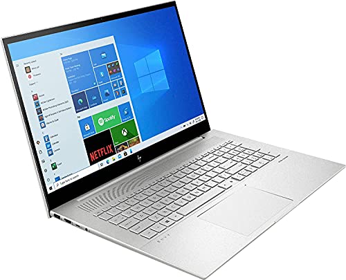 HP Envy FHD IPS Touchscreen Laptop 11th Gen Intel Core i7-1165G7 12GB Memory 512GB SSD + 32GB Intel Optane Iris Xe Graphics Backlit Keyboard Fingerprint Reader Natural Silver, 17-30.99 inch