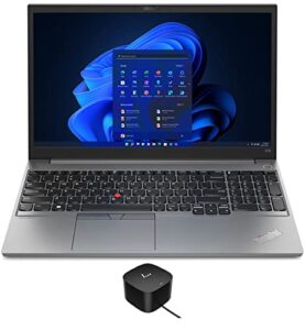 lenovo thinkpad e15 gen 4 home & business laptop (intel i7-1255u 10-core, 16gb ram, 512gb ssd, intel iris xe, 15.6″ 60hz full hd (1920×1080), wifi, bluetooth, webcam, win 11 pro) with 120w g4 dock