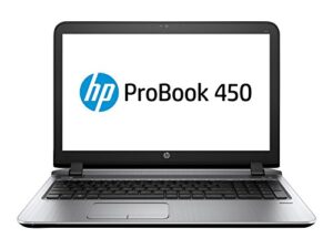 hp probook 450 g3 15.6″ business ultrabook: intel core i5-6200u | 500gb | 8gb ddr3 | (1920×1080) fhd | dvd – windows 10 pro (renewed)