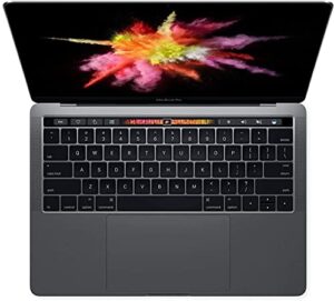 mid 2017 apple macbook pro touch bar with 3.1ghz core i5 (13 inches, 1tb ssd, 16gb ram) space grey (renewed)
