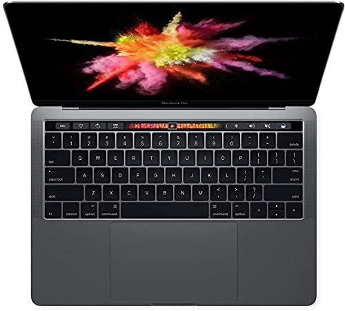 Mid 2017 Apple MacBook Pro Touch Bar with 3.1GHz Core i5 (13 inches, 1TB SSD, 16GB RAM) Space Grey (Renewed)