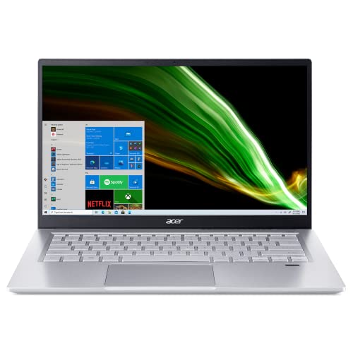 Acer Swift 3 14 Business Laptop I 14” Full HD IPS ComfyView Display I 11th Gen Intel 4-Core i5-1135G7 I 8GB DDR4 512GB SSD I Fingerprint Backlit Keyboard USB-C Win10 Silver + 32GB MicroSD Card