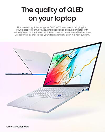 Samsung Galaxy Book Ion 15.6” Laptop| QLED Display and Intel Core i7 Processor | 8GB Memory | 512GB SSD | Long Battery Life and Windows 10 Operating System | (NP950XCJ-K01US)
