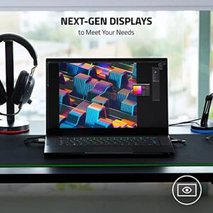 Razer Blade 15 Gaming Laptop: NVIDIA GeForce RTX 3080 - 11th Gen Intel 8-Core i7 CPU - 15.6” QHD 240Hz - 32GB RAM - 1TB SSD - Windows 11 - CNC Aluminum - Chroma RGB - THX Spatial Audio