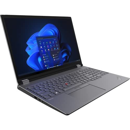 Lenovo ThinkPad P16 G1 21D6005QUS 16" Mobile Workstation - QHD - 2560 x 1600 - Intel Core i7 12th Gen i7-12800HX Hexadeca-core (16 Core) 2 GHz - 32 GB Total RAM - Storm Gray - Windows 11 Pro - NV