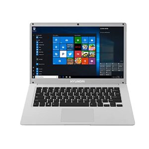 HYUNDAI [New 14" Inch Laptop | High Performance Business and Student Laptop | 8GB RAM - 128GB SSD Storage | Intel N4120 | Windows 10 Home | Expandable Storage | WiFi & Bluetooth | Silver