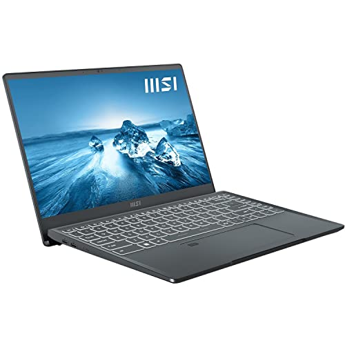 MSI Prestige 14Evo A11MO 14" FHD Ultra Thin Laptop, Intel Quad-Core i7-1195G7 up to 5GHz, 32GB LPDDR4X RAM, 1TB PCIe SSD, WiFi 6, Bluetooth 5.2, White Backlight KB, Windows 11, BROAG Type-C Link Cable