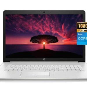 HP 17 Business Laptop Computer, 11th Gen Intel Core i5-1135G7, 17.3" FHD IPS Display, Windows 11 Pro, 32GB RAM, 1TB SSD, Wi-Fi 6, Bluetooth, Webcam, Backlit Keyboard, 32GB Tela USB Card