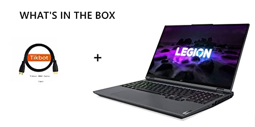 Lenovo Legion 5 Pro Gaming Laptop, 16.0" 500 nits QHD (2560x1600) IPS 165Hz, Ryzen 7 5800H, GeForce RTX 3060 6GB, TGP 130W, Win 11 Home, with HDMI Cable (32GB RAM | 1TB PCIe SSD)
