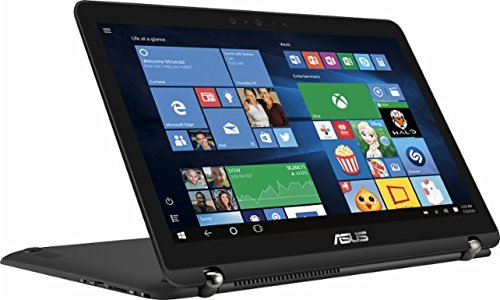 Asus 2-in-1 15.6" Touch-Screen FHD Laptop, Intel Core i7-7500U, 12GB DDR4 RAM, NVIDIA GeForce 940MX 2GB, 2TB HDD, Bluetooth, HDMI, Backlit keyboard, HD Webcam, Win10- Sandblasted black aluminum