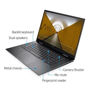 Latest HP Envy x360 2-in-1 Laptop | 15.6" IPS FHD Touchscreen | AMD 8-Core Ryzen 7 5825U | Radeon Graphics | 64GB RAM 2TB NVMe SSD | WiFi6 | USB-C | HDMI | Backlit KB | FPR | Windows 11 Pro