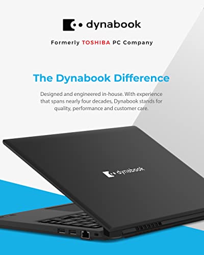 DYNABOOK Tecra Laptop, Intel Celeron 5205U, 4 GB RAM, 128 GB SSD, 13.3 Full HD Display, Windows 10 Pro Education, Tested Durability, Thin & Lightweight, Spill-Resistant Keyboard (A30-G, 2019)