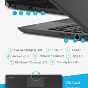 DYNABOOK Tecra Laptop, Intel Celeron 5205U, 4 GB RAM, 128 GB SSD, 13.3 Full HD Display, Windows 10 Pro Education, Tested Durability, Thin & Lightweight, Spill-Resistant Keyboard (A30-G, 2019)