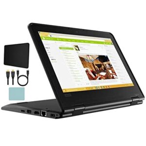 Lenovo ThinkPad Yoga 11E 2-in-1 HD Touchscreen Laptop PC, Intel Celeron N4120 Processor, 4GB RAM, 128GB SSD, Webcam ,Stereo Speakers, USB-C, HDMI, WiFi, Windows 10 Pro