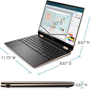 HP - Spectre x360 2-in-1 13.5" 3K2K OLED Touchscreen Laptop - Intel Evo Core i7 1195G7 2X TB4 MPP 2.0 Tilt Pen Included Windows 11 Home+ HDMI Cable (16GB RAM | 1TB PCIe SSD+32GB Intel Optane)