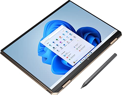 HP - Spectre x360 2-in-1 13.5" 3K2K OLED Touchscreen Laptop - Intel Evo Core i7 1195G7 2X TB4 MPP 2.0 Tilt Pen Included Windows 11 Home+ HDMI Cable (16GB RAM | 1TB PCIe SSD+32GB Intel Optane)