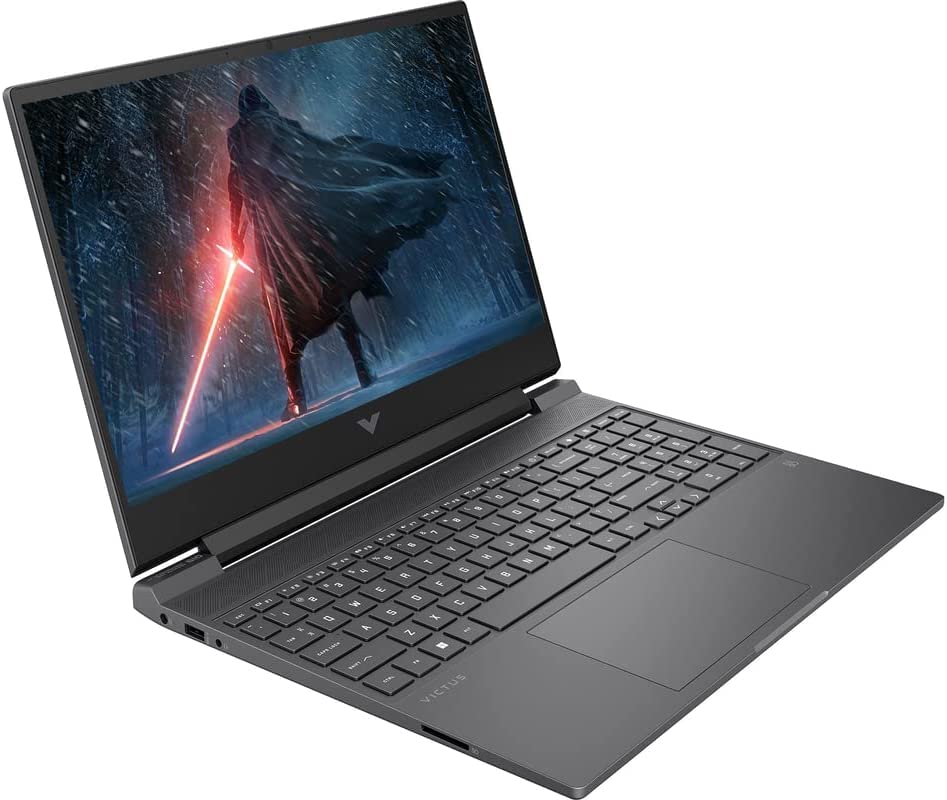 2022 HP Victus 15.6" 144Hz Gaming Laptop, Intel 12th Core i5-12450H, 16GB RAM, 1TB PCIe SSD, NVIDIA GeForce RTX 1650 Graphics 4GB, Backlit Keyboard, Windows 11 Pro, Mica Silver, 32GB USB Card