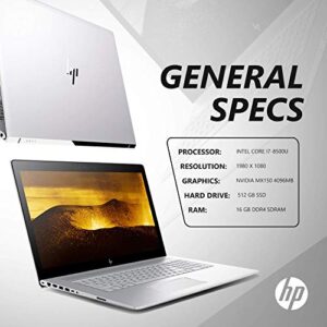 HP Envy 17T Touch 2019 Model, Intel Core i7-8565U Quad Core, 512GB SSD, 16GB RAM, Win 10 Pro HP Installed,17.3 FHD WLED Touch, Nvidia 4GB DDR5 MX250 (2018 17T)