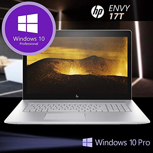 HP Envy 17T Touch 2019 Model, Intel Core i7-8565U Quad Core, 512GB SSD, 16GB RAM, Win 10 Pro HP Installed,17.3 FHD WLED Touch, Nvidia 4GB DDR5 MX250 (2018 17T)