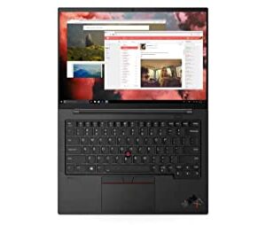 Lenovo ThinkPad X1 Carbon Gen 9 14.0" WUXGA IPS Laptop (Intel i7-1185G7 4-Core, 16GB RAM, 1TB PCIe SSD, Intel Iris Xe, Backlit KYB, FP Reader, 2 Thunderbolt 4, WiFi 6, BT 5.2, Win 11 Pro) w/Hub