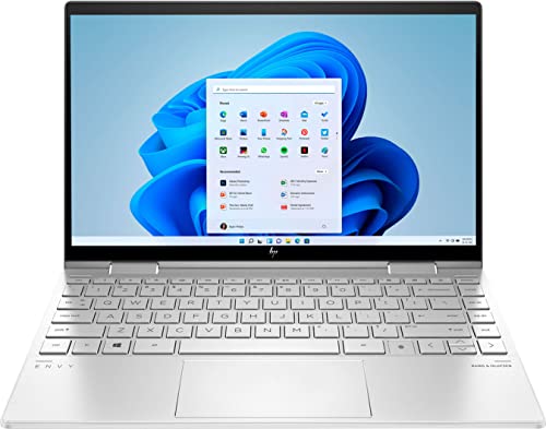 2022 Newest HP Envy 2-in-1 13.3" WUXGA Touch Screen Premium Laptop | 12th Generation Intel Core i7-1250U | 8GB DDR4 RAM | 512GB SSD | Backlit Keyboard | Windows 11 | with USB3.0 HUB Bundle