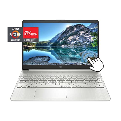 Newest 2022 HP 15.6＂ FHD Touchscreen Busienss Laptop, AMD Ryzen 5 5500U 6 core(Beat i7-1160G7, up to 4GHz), 16GB RAM, 512GB PCIe SSD, AMD Radeon Graphics, WiFi, Windows 11 + Ghost Manta Accessories