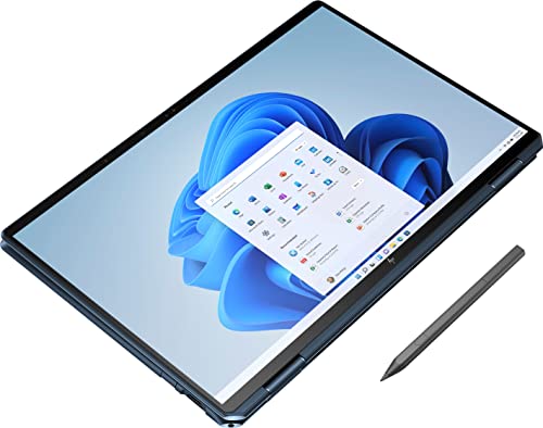 2022 Newest HP Spectre X360 16.0" Touch 3K+ IPS 2-in-1 Laptop 12th Gen (Intel i7-12700H 14-Core, 16GB RAM, 2TB PCIe SSD, Intel Iris Xe, Backlit KYB, Active Pen, FP, WiFi 6, BT 5.2, Win11Pro) w/Hub