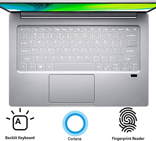 Acer 2023 Newest Swift 3 Intel Evo Thin & Light Laptop, 14" FHD Display, Intel Core i7-1165G7, 8GB LPDDR4X, 512GB SSD, Intel Iris Xe Graphics, Fingerprint Reader, Windows 11, Sparkly Siliver