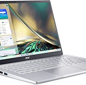 Acer 2023 Newest Swift 3 Intel Evo Thin & Light Laptop, 14" FHD Display, Intel Core i7-1165G7, 8GB LPDDR4X, 512GB SSD, Intel Iris Xe Graphics, Fingerprint Reader, Windows 11, Sparkly Siliver