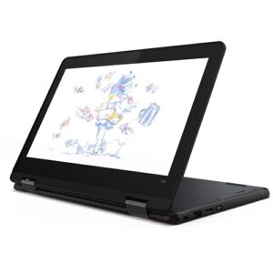 Lenovo ThinkPad Yoga 11e 11.6" 2-in-1 Touchscreen (Intel M3-8100Y, 8GB RAM, 512GB SSD, Webcam, Stylus), Ruggedized & Water Resistant Flip Convertible Laptop, Type-C, Wi-Fi, IST Pen, Windows 10 / 11