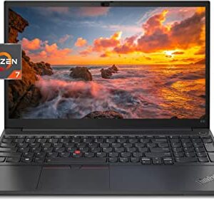 Lenovo ThinkPad E15 Gen 4 Business Laptop, 15.6" FHD IPS Display, AMD Ryzen 7 5825U Processor, HDMI, FHD Webcam, WiFi 6, Fingerprint Reader, Backlit Keyboard, Windows 11 Pro (16GB RAM | 512 GB SSD)