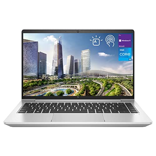 HP Elitebook 640 G9 Business Laptop, 14'' FHD Display, Intel Core i5-1235U, 16GB RAM, 512GB PCIe SSD, Webcam, Fingerprint Reader, Backlit Keyboard, HDMI, Wi-Fi 6, Windows 11 Pro