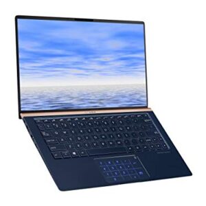 ASUS ZenBook UX333FA-DH51 Laptop (Windows 10, Intel Core i5-8265u 1.6GHz, 13.3 LCD Screen, Storage: 256 GB, RAM: 8 GB) Dark Royal Blue (Renewed)