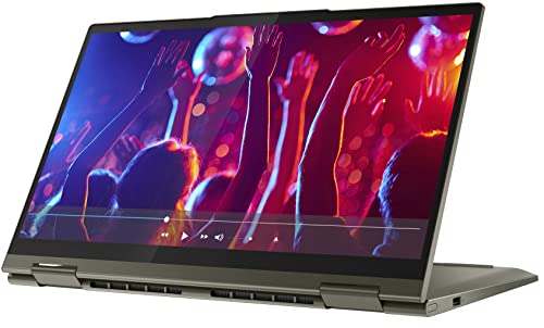 Lenovo - Yoga 7i 2-in-1 14" Touch Screen Laptop - Intel Evo Platform Core i5 - 12GB Memory - 512GB Solid State Drive - Dark Moss