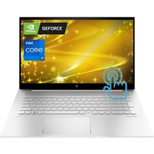 hp envy laptop, 17.3″ ips touchscreen, intel core i7-1255u, geforce mx 550, backlit keyboard, fingerprint reader, wi-fi 6, audio by bang & olufsen, win 11 (32gb ram | 1tb pcie ssd)