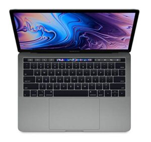 mid 2018 apple macbook pro touch bar with 2.7ghz intel core i7 (13.3 in, 16gb ram, 1tb ssd) space gray (renewed)