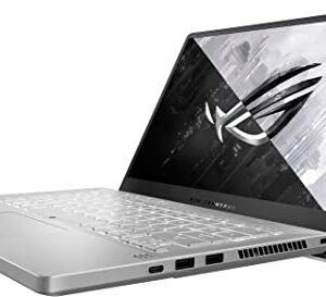 Asus 2022 ASUS ROG Zephyrus 14'' Flagship Gaming Laptop, AMD Ryzen 7 5800HS(8 Cores), GeForce RTX 3060 6GB GDDR6, 144Hz 100% sRGB Pantone, Backlit Keyboard, White (16GB RAM | 512GB PCIe SSD)