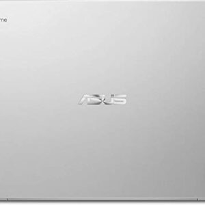 ASUS Chromebook C523NA , 15.6" FHD NanoEdge-Display with 180 Degree-Hinge, Intel Celeron N3350-Processor 1.1GHz, 4GB LPDDR4-RAM, 64GB Storage, Chrome OS, Silver (Renewed)