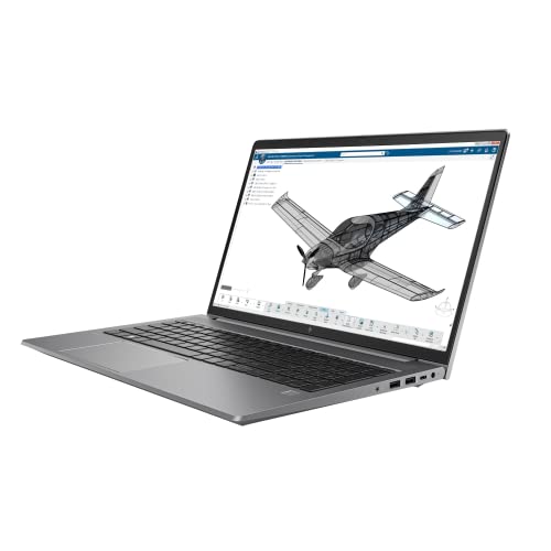 HP ZBook Power G9 Mobile Workstation, 15.6" FHD Display, 12th Gen Intel Core i7-12700H, NVIDIA RTX A1000, 16GB DDR5 RAM, 1TB PCIe SSD, Fingerprint Reader, Backlit Keyboard, Windows 11 Pro, Silver